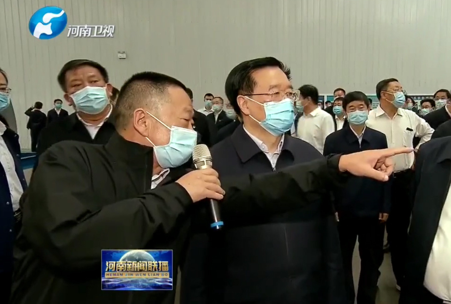 原河南省委書記王國生到公司參觀指導